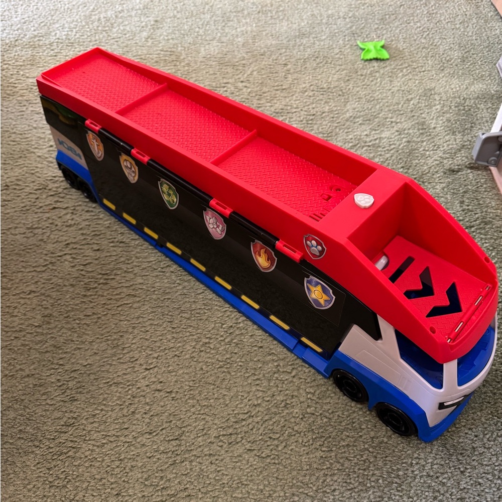 Paw Patrol Red and Black Toy Truck